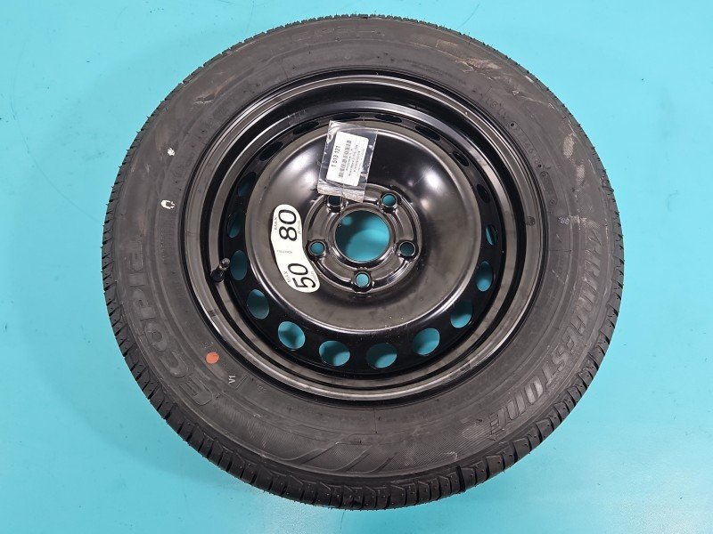Koło zapasowe 15" dojazdowe dojazdówka Renault Megane IV 5x114.3, Bridgestone, 185 mm, Profil opony: 65, 6J bridgestone... Koło zapasowe 15" dojazdowe dojazdówka Renault Megane IV 5x114.3, Bridgestone, 185 mm, Profil opony: 65, 6J bridgestone...