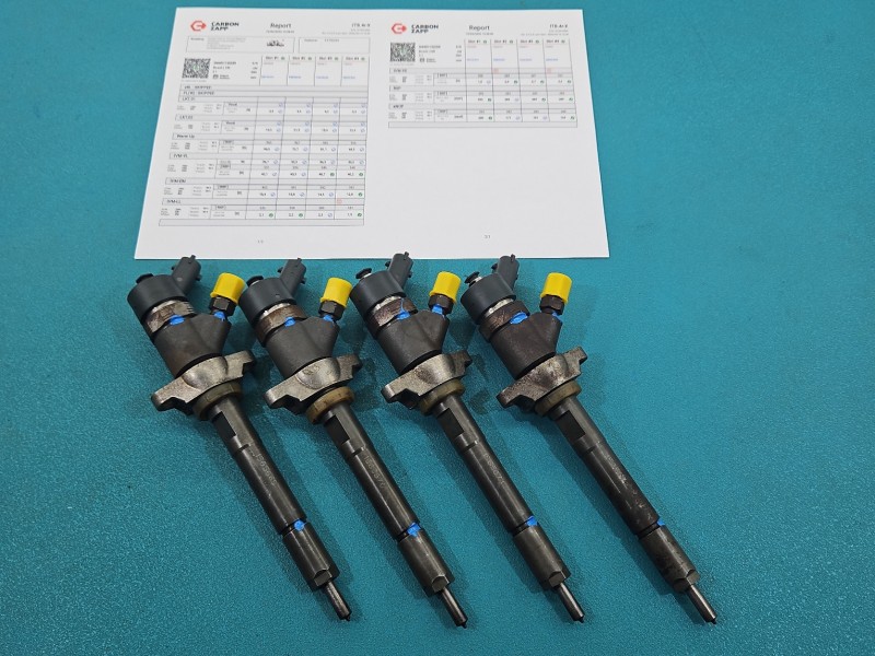 TESTOWANY Wtryskiwacz komplet Peugeot 307 0445110239 1.6 hdi