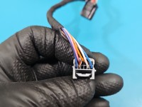 Lusterko lewe Renault Espace V elektryczny, Europejska, Kod lakieru: TEKNG, 9+8 pin, składane elektrycznie, rysy na...