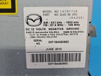 Radio fabryczne Mazda 2 II DE 14797726 radioodtwarzacz