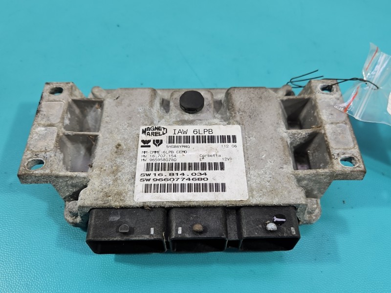 Komputer Sterownik silnika 9659580780 Peugeot 807 2.0 16V