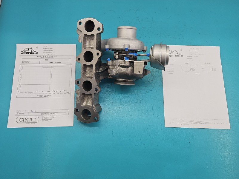 Turbosprężarka Regenerowana Opel Zafira B 767835-1, JJS00141, 55205474 1.9 cdti 120KM