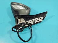 Lusterko lewe Vw Golf plus Rysy na obudowie Kierunkowskaz pływający, 6pin STALOWY LA6Q europa