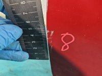 DRZWI PRZÓD LEWE KIEROWCY Honda Civic VI 5d czerwony