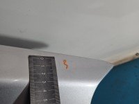 Błotnik przód prawy Opel Zafira B srebrny, Z 157