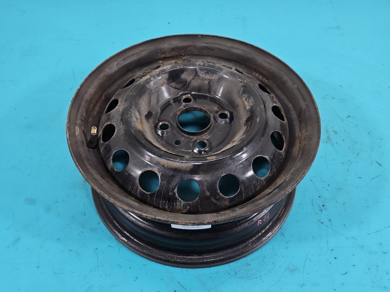 Felga stalowa 14" Kia Rio II 05-11 Szerokość felgi: 5.5", Rozstaw śrub: 4x100, Odsadzenie (ET): 46, Producent felg: KIA, R14... Felga stalowa 14" Kia Rio II 05-11 Szerokość felgi: 5.5", Rozstaw śrub: 4x100, Odsadzenie (ET): 46, Producent felg: KIA, R14...