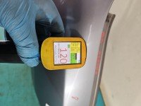 Błotnik przód prawy Renault Megane III niebieski TERNR - BLUE