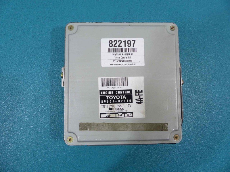 Komputer Sterownik silnika Toyota Corolla E10 1.6 16v wiel 89661-02170