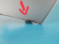 Błotnik przód prawy AUDI A6 C7 srebrny, LX7W