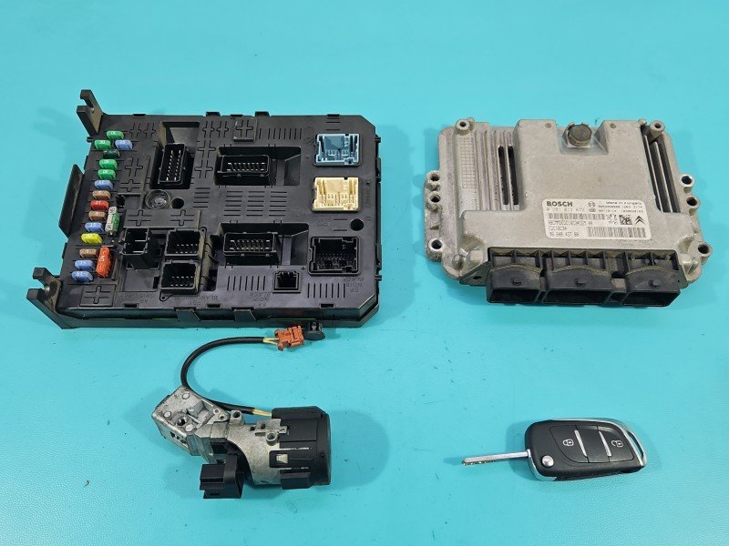 Komputer Sterownik silnika 0281013872, 9664843780 Citroen Berlingo II 1.6 hdi