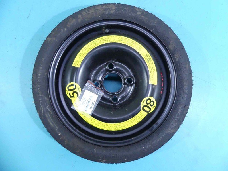 Koło zapasowe 14" dojazdowe dojazdówka Seat Arosa Continental 105/70/R14, 3.5j R14 et42