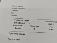 testowany Pompowtryskiwacz 2.0 DI-D 0414720404, 03G130073G