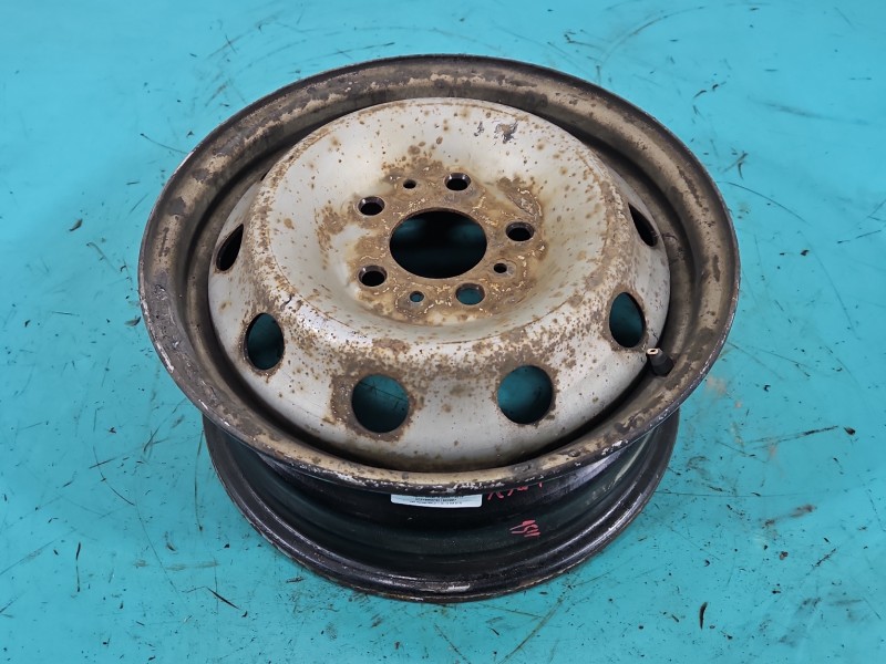 Felga stalowa 15" Peugeot Boxer II Szerokość felgi: 6.0", Rozstaw śrub: 5x118, PEUGEOT, Peugeot, et68 R15 6J 5x118