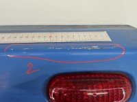 Drzwi tył lewe Renault Trafic II HB 5d niebieski DV489