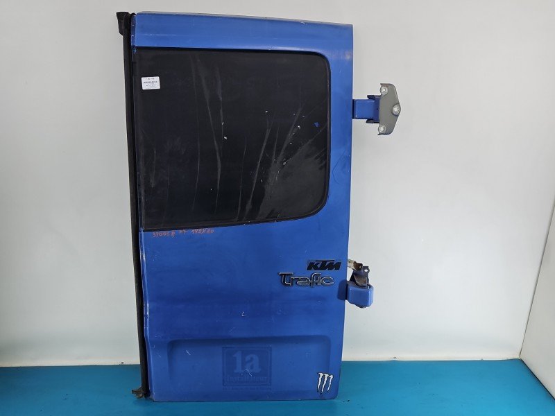 Drzwi tył prawe Renault Trafic II HB 5d niebieski DV489