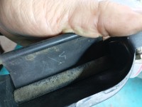 Klamka przód lewa zewnętrzna Fiat 126p seledynowy