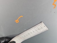 Maska przednia Mercedes W203 srebrny