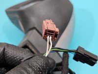 Lusterko lewe pin Peugeot 207 kombi 5d kolor srebrny ETSC europa