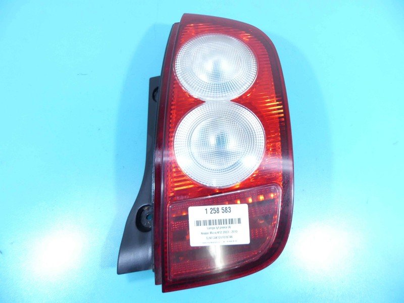 Lampa tył prawa Nissan Micra K12 HB