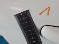 Drzwi tył prawe Peugeot 208 I HB 5d biały EWP