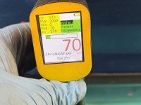 DRZWI PRZÓD PRAWE PASAŻERA Daewoo Lanos 4d granatowy