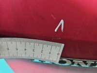 Klapa tył Honda Civic VI HB 3d czerwony