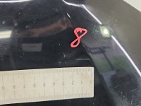 Maska przednia Vw Passat B6 czarny L041