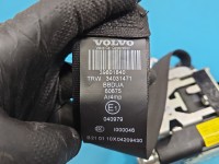 Pas bezpieczeństwa tył lewy 08-13 Volvo XC60 I 08- 34024990