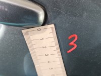 DRZWI PRZÓD PRAWE PASAŻERA Mitsubishi Outlander II 06-13 5d błękitny A86A