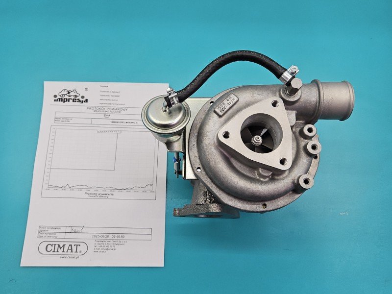 Turbosprężarka Regenerowana Opel Movano II 59 865, 7701479012 3.0 dti (ZD3-202) 136KM