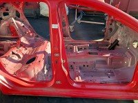 Próg prawy SŁUPEK ŚRODKOWY B Seat Ibiza V KJ 6F HB 5d czerwony LS3H