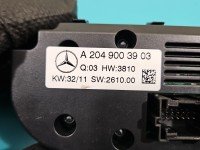 Konsola panel nawiewu Mercedes CLS II C218 10- A2049003903