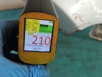 Błotnik przód prawy Toyota Yaris I srebrny 1E7