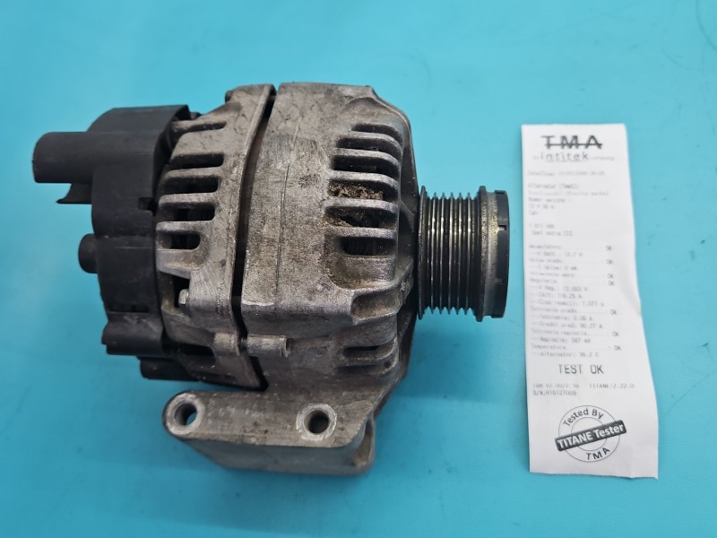 TEST Alternator Opel Astra III H 1.3 cdti 13117279, 2542851A