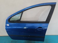DRZWI PRZÓD LEWE KIEROWCY Peugeot 307 5d niebieski KMF