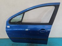 Drzwi przód lewe Peugeot 307 5d niebieski KMF