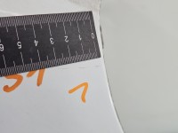 Błotnik przód prawy Citroen Jumper II 06-14 bialy