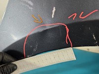 Błotnik przód prawy Skoda Superb II LF8J