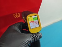 Drzwi tył lewe Vw Passat B7 sedan 4d czerwony ly3d