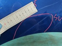 Błotnik przód lewy Renault Megane III niebieski TERNA