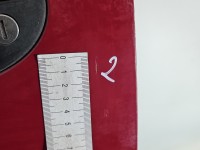 DRZWI PRZÓD LEWE KIEROWCY Opel Corsa C 3d czerwony Y573