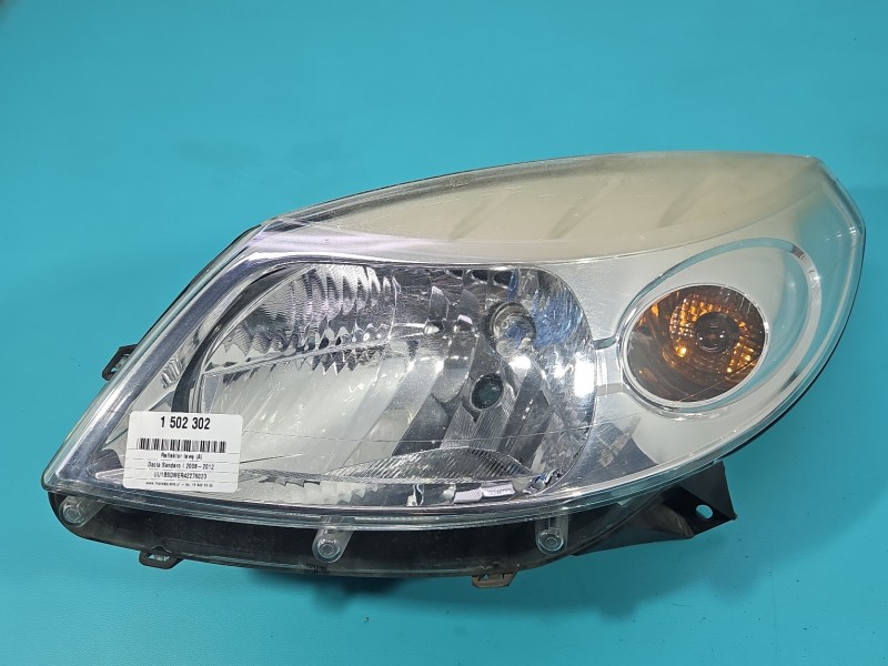 Reflektor lewy lampa przód Dacia Sandero I 08-12 EUROPA