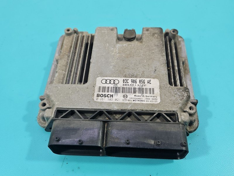 Komputer Sterownik silnika 03C906056AE, 0261S02021 Audi A3 8P 1.6 FSI Komputer Sterownik silnika 03C906056AE, 0261S02021 Audi A3 8P 1.6 FSI