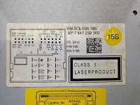 Radio fabryczne Vw Scirocco III 08- 3C8035195 radioodtwarzacz