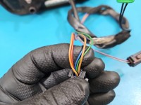 Lusterko lewe Peugeot 807 elektryczny, Europejska, składane elektrycznie . 5+2+2 pin, rysy na obudowie europa