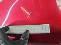 Błotnik przód lewy Peugeot 5008 bordowy LKRD