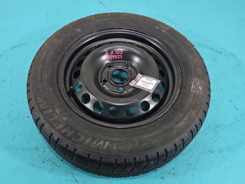Koło zapasowe 15" dojazdowe dojazdówka Vw Golf V Rozstaw śrub: 5x112, Michelin, 195 mm, Profil opony: 65, MICHELIN... Koło zapasowe 15" dojazdowe dojazdówka Vw Golf V Rozstaw śrub: 5x112, Michelin, 195 mm, Profil opony: 65, MICHELIN...