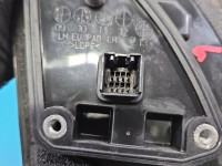 Lusterko lewe Hyundai Ix35 elektryczny, Europejska, Kod lakieru: 1K, 8pin składane elektrycznie, rysy na obudowie europa