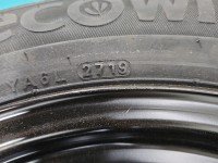 Koło zapasowe 15" dojazdowe dojazdówka Skoda Fabia III Rozstaw śrub: 5x100, Marka opon: Kumho, 185 mm, Profil opony: 65, R15...