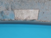 Wzmocnienie zderzaka przód belka MERCEDES W176 Mercedes, ze wspornikami przednie POLAR SILVER - METALLIC PAINT (761U)